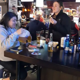 A few of my party getting ready for what's to be a Suge Knight.