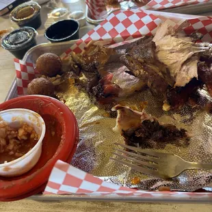 The after it looks like a herd of monsters went through. They killed everything on our plate