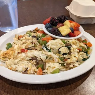 Veggie and Egg white scrabble