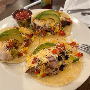 Carnitas breakfast tacos