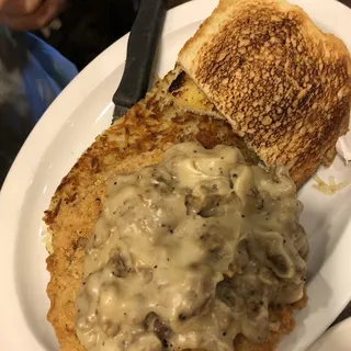 Country Fried Steak & Eggs
