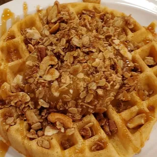 Caramel Apple Crisp Waffle