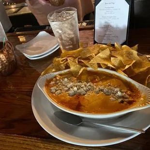 Buffalo chicken dip an citrus mule