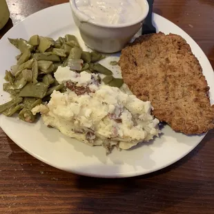 Country fried steak is great and the wait staff is fantastic.