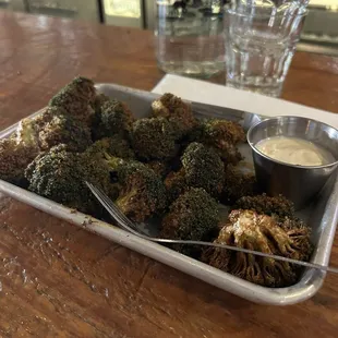 fried broccoli