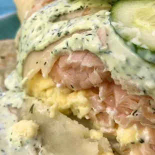 A cross section of my crepe