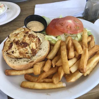 Maryland Crab Cake Sandwich
