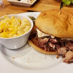 Arkie and Mac and cheese