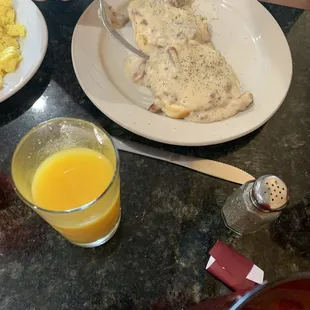 B Biscuits &amp; Country Gravy