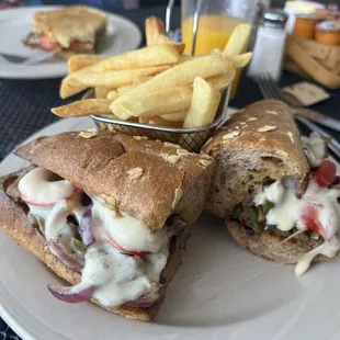 Traditional with a Twist Philly with Fries