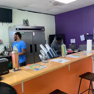 Dre making up a tea!!