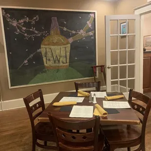 Bar area