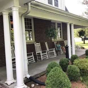 Nice front porch.