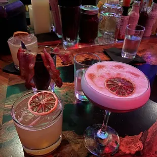 Free bacon with each drink purchase!