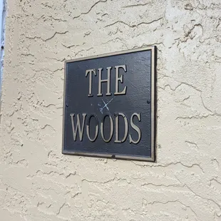 a sign on the side of a building