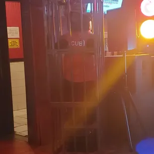 a man sitting in a bar