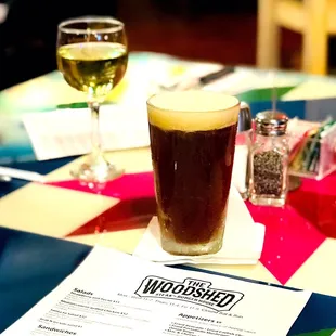 Icy cold Dunkel draft.