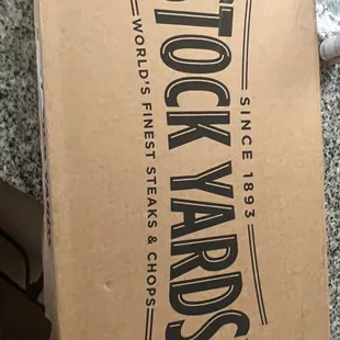 The to-go box, I like it!