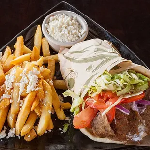 Gyro Meal With Greek Fries