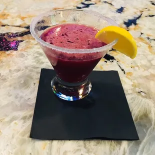 Marionberry lemon drop