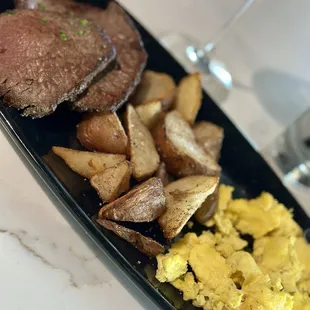 Santa Maria tri tip potatoes and eggs really good