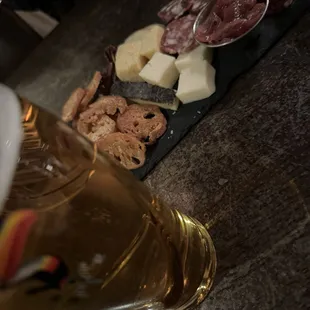 Harp Lager + Meat &amp; Cheese plate