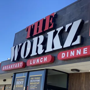 the front of the restaurant