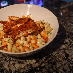 Fried Chicken Buffalo CheeZey Mac