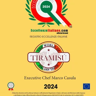 So proud we've been listed in the official register of Italian Excellences! Only the best real Italian products make it to the list!