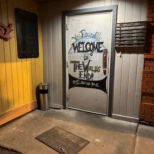 a welcome sign