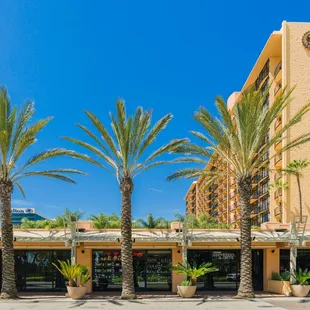 Located inside the Sheraton Park Hotel in Anaheim