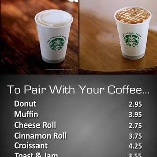 Breakfast Options Menu