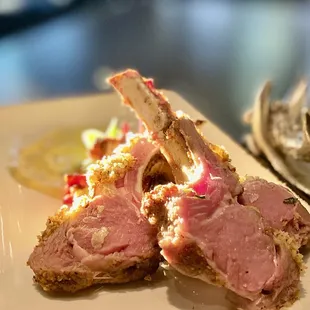 Pommery Mustard Lamb Chops