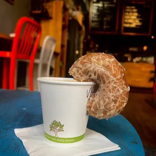 Lemon cake $3.60 each  Vanilla Bean Latte $ 4.75