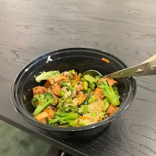 Teriyaki chicken bowl..... tasty!