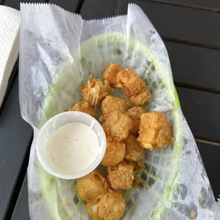 Amazing cheese curds