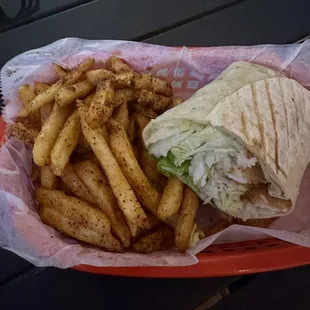 Chicken Caesar wrap