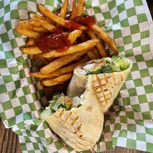 Blackened Shrimp Wrap