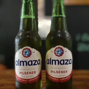 Almaza Lebanese Pilsener established in 1933.