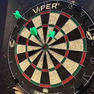 1st Bullseye! to win the game.