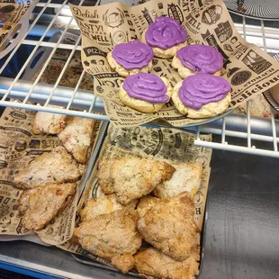 a variety of pastries