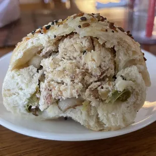 Jalapeño bacon cream cheese bagel bite