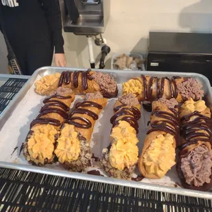 dough desserts, donuts, food