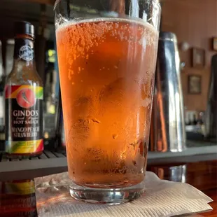 Note to self: pic first. Then sip (Stem Raspberry Cider)