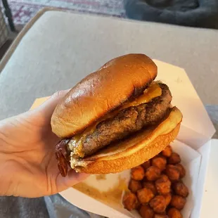 Look at that beautiful baby angel of a burger