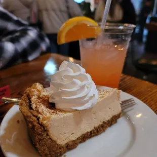 Pumpkin cheesecake