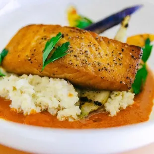 grilled fish, fish, food, seafood, grilled seafood