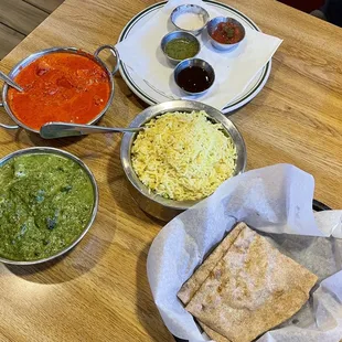 Masala Entree + whole wheat Roti