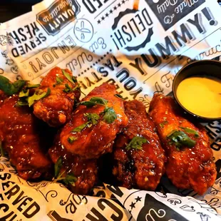 Honey Chili Wings!!