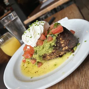 Giant avocado toast!